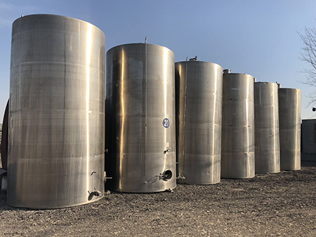 山東二手不銹鋼儲罐